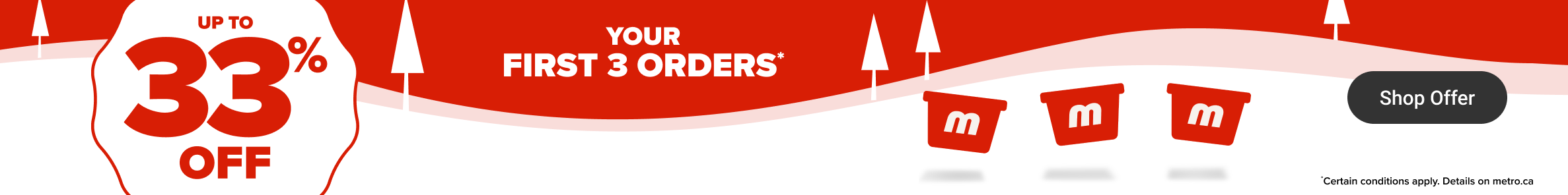 Up to 33% Off your First 3 Orders