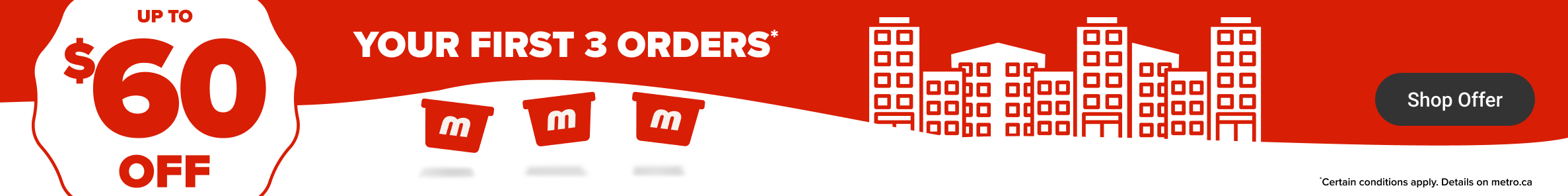 Up to $60 off your first 3 orders