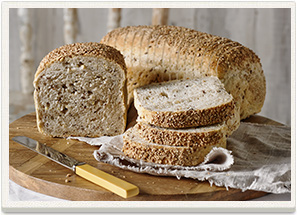 Organic sprouted grain loaf