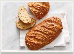 Maple, white chocolate and walnuts Belgian