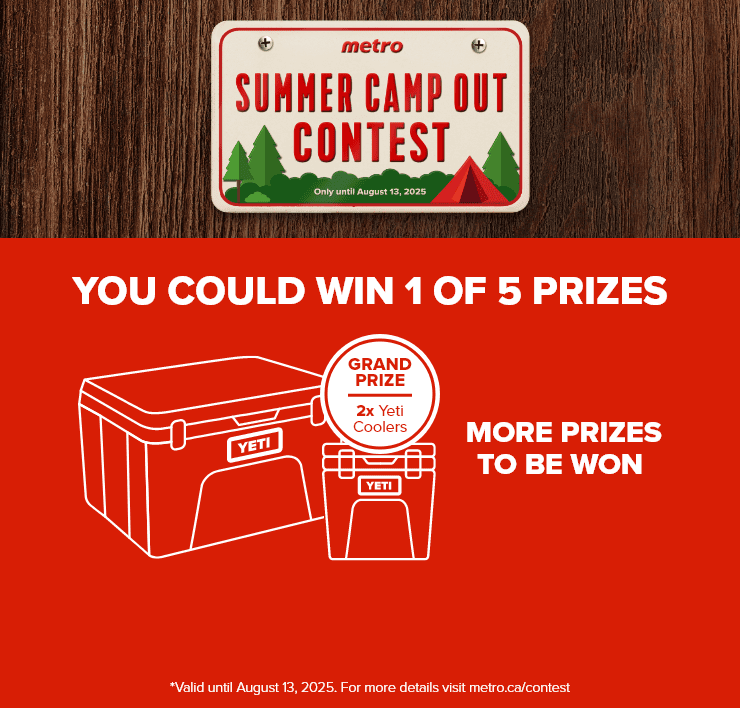 Summer Camp Out Contest. You Could Win 1 of 5 Prizes. Grand Prizes, 2x Yeti Coolers. More Prizes to be Won.