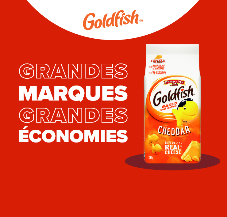Goldfish. Grandes marques. Grandes économies.