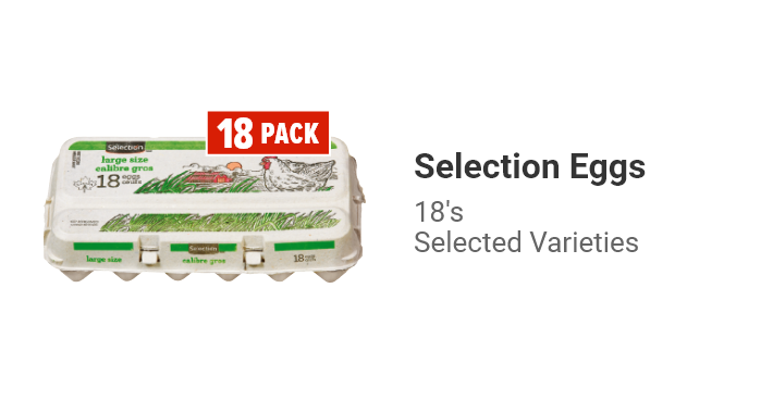 Selection Eggs 18, Selected Varieties