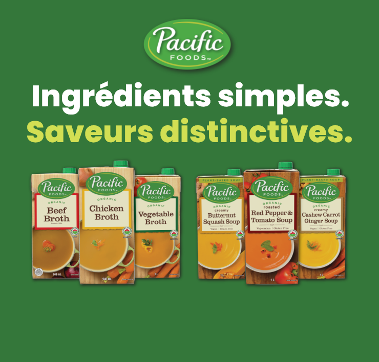Pacific Foods. Ingrédients simples. Saveurs distinctives.