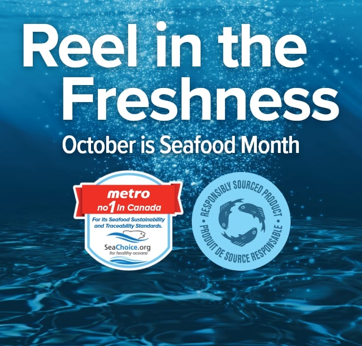 Reel in the Freshness. October is Seafood Month.