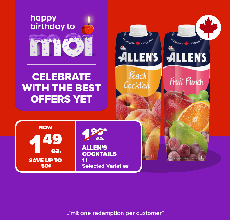 Happy Birthday to Moi. Celebrate with the Best Offers Yet.