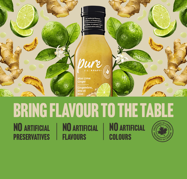 Bring Flavour to the Table. No Artificial Preservatives. No Artificial Flavours. No Artificial Colours.