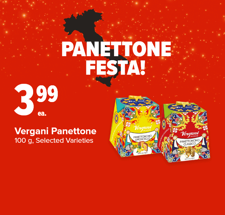 Panettone Festa! Vegan Panettone - Gigi, Aurora or Loison Panettone - Tre Marie, Excelsior or Melegatti Panettone or Pandoro