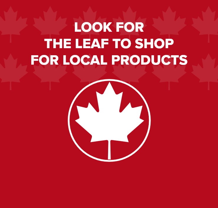 Look for The Leaf to Shop for Local Products