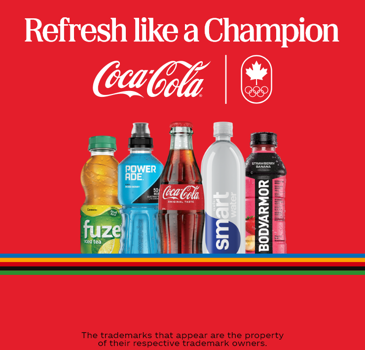 Refresh Like a Champion. Coca-Cola.