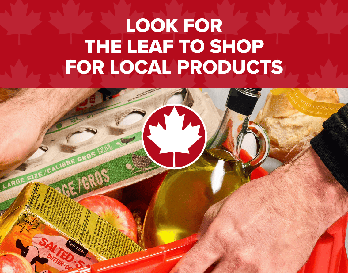 Look for The Leaf to Shop for Local Products