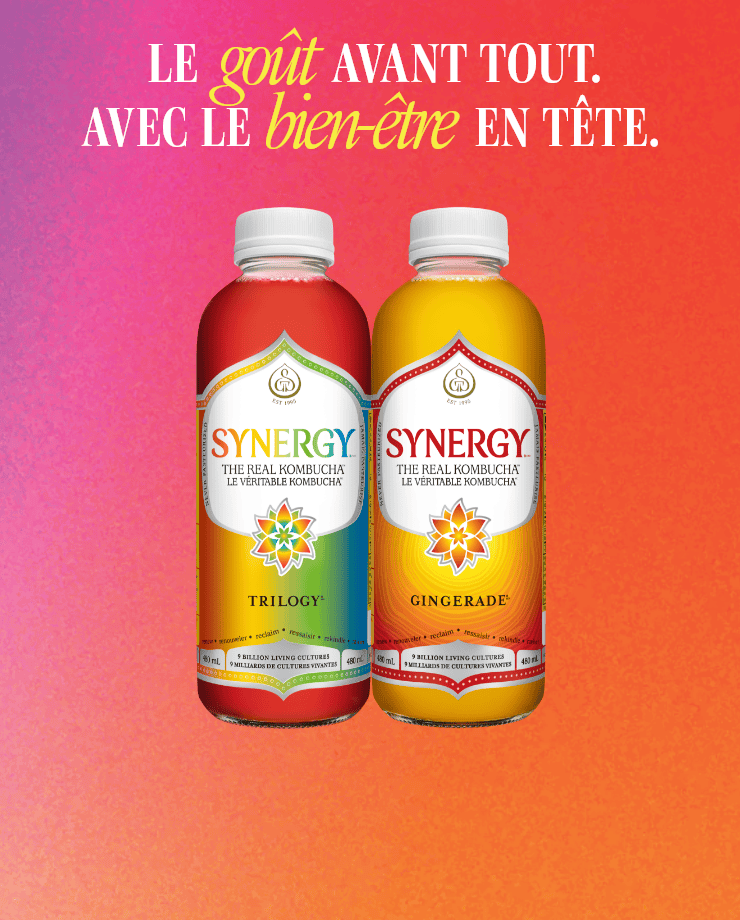 Le goût avant tout. Avec le bien-être en tête.