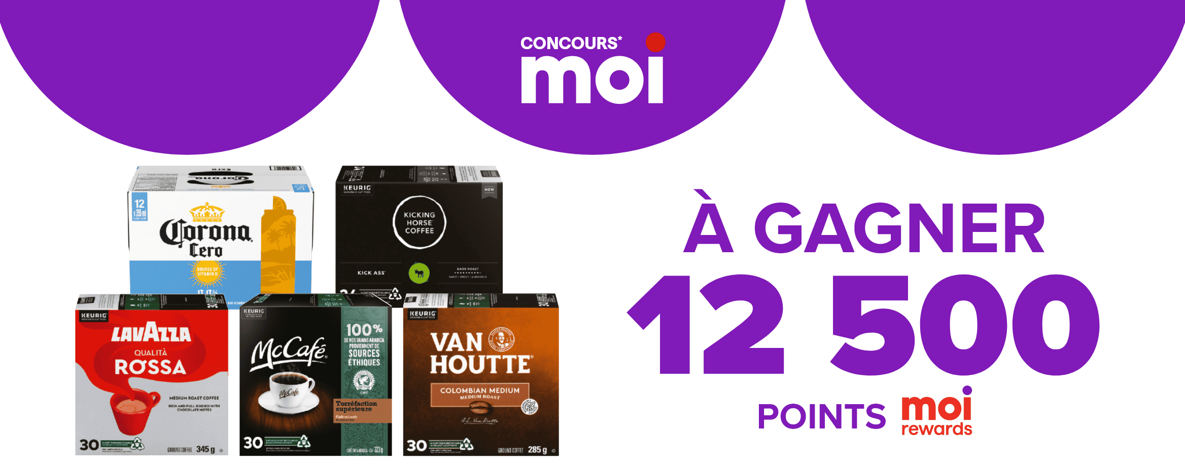 Du 16 octobre au 22 octobre 2025, courez la chance de gagner* 12 500 points Moi Rewards.