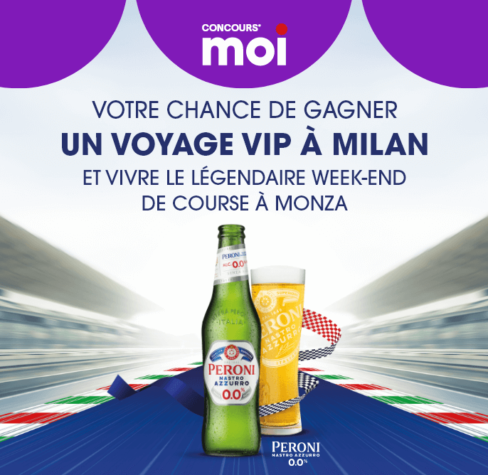 Concours* moi - Votre chance de gagner un voyage VIP à Milan et vivre le légendaire week-end de course à Monza