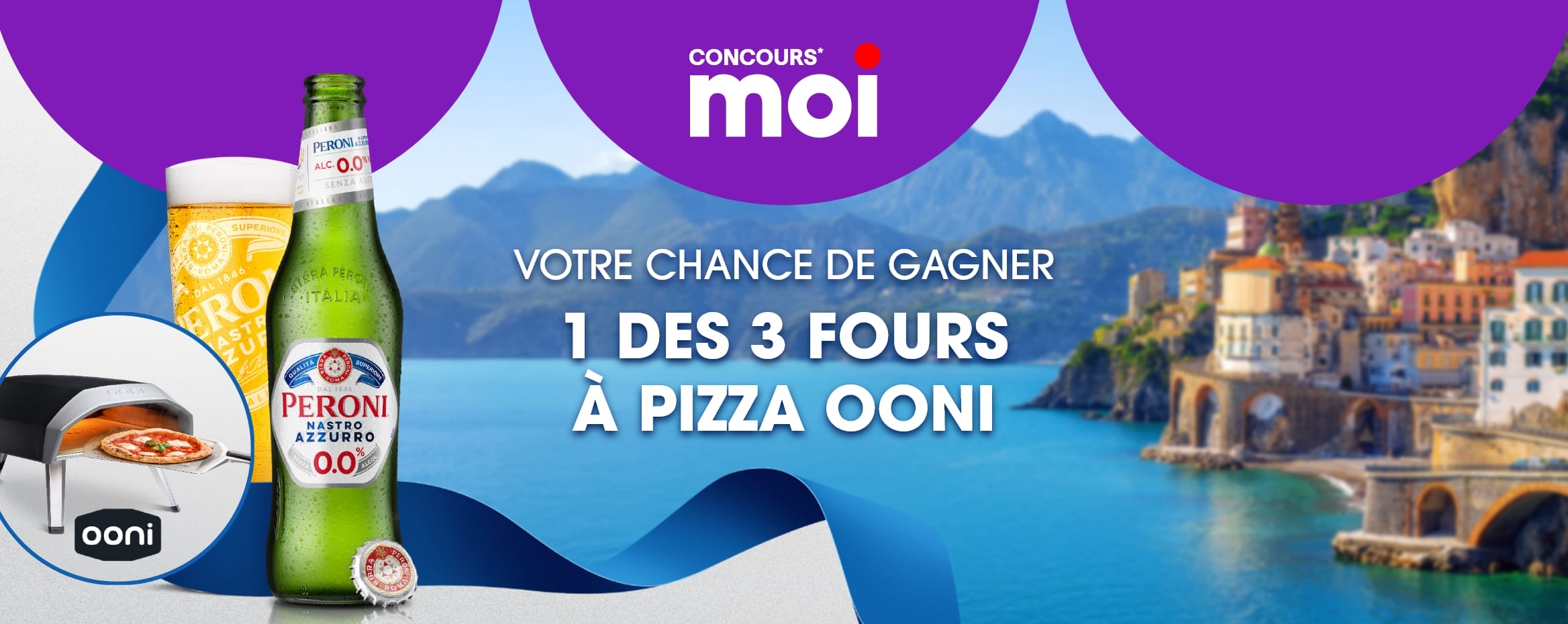 Concours* Moi Peroni - votre chance de gagner un (1) des trois (3) fours à pizza multicombustibles Ooni Karu 12, chacun comprenant une pelle à pizza de 12 pouces, d'une valeur de 500 $.
