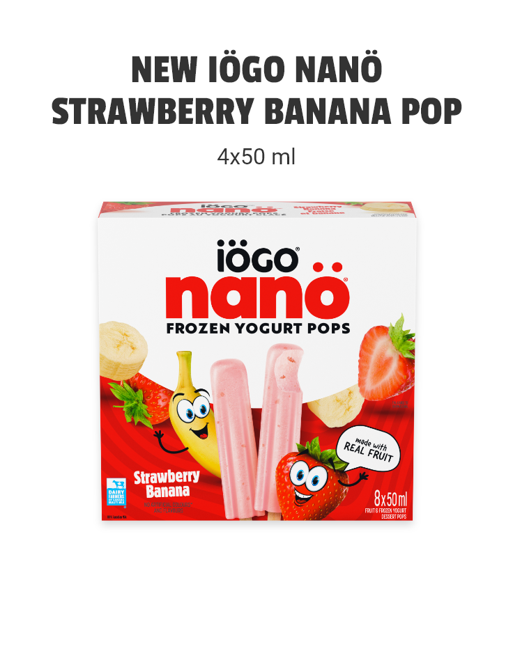 New iÖGO nanö Strawberry Banana Pop.