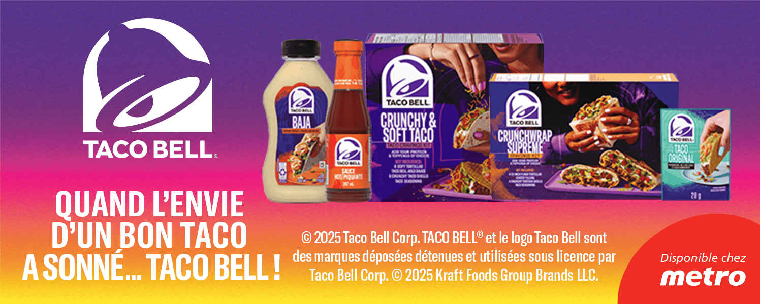 Taco Bell - Disponible chez metro