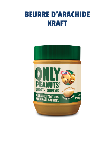 Beurre d'arachide Kraft