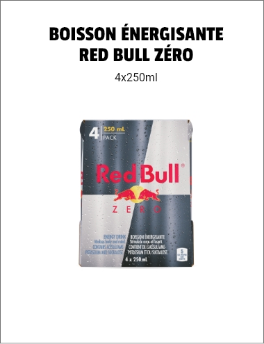 RED BULL Boisson énergisante, sans sucre