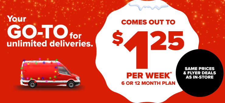 Fresh flavours,big savings! 3 months Free of unlimited delivery