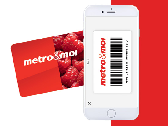 My metro&moi card