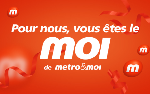 Pour nous, vous êtes le moi dans metro & moi