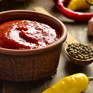  Brochette bar: condiments