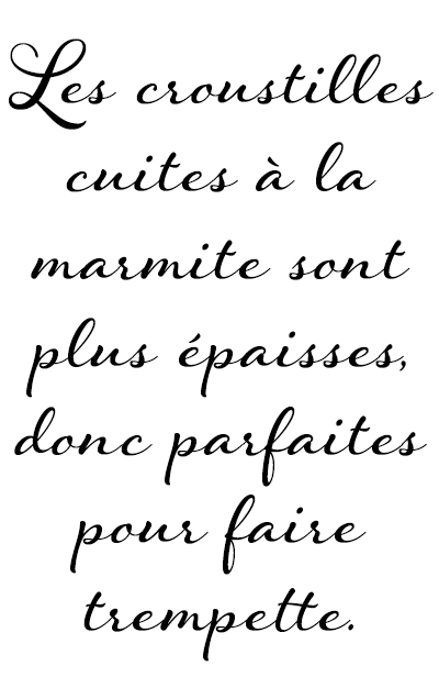 Les croustilles cuites à la marmite sont plus épaisses, donc parfaites pour faire trempette.