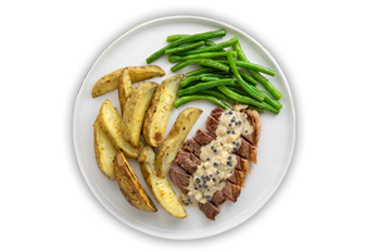 Peppercorn steak