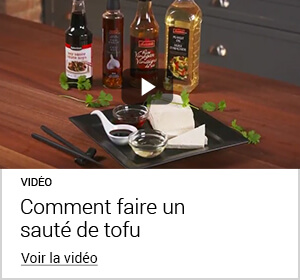 Vidéo - Comment faire un sauté au tofu - voir la vidéo