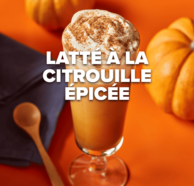 latté à la citrouille épicée