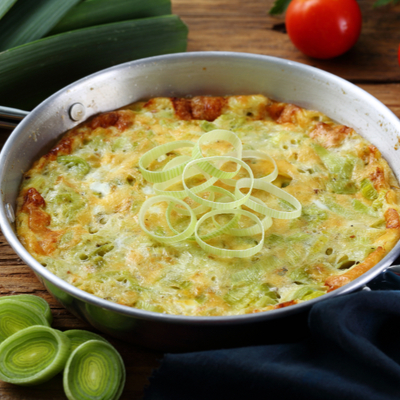 Leek Mousseline Omelette