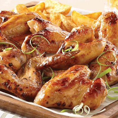 Chicken Wings with Spicy Salsa