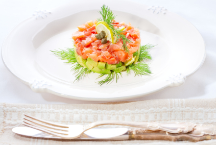 Bouchees De Tartare De Saumon Et Capres Metro