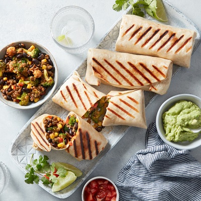 Burritos Sud-Ouest au brocoli