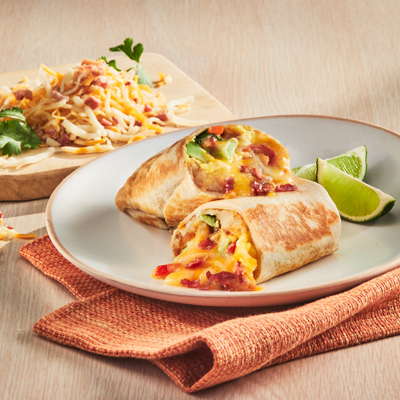 Breakfast Burritos - Armstrong Cheese Mmmm... Bacon