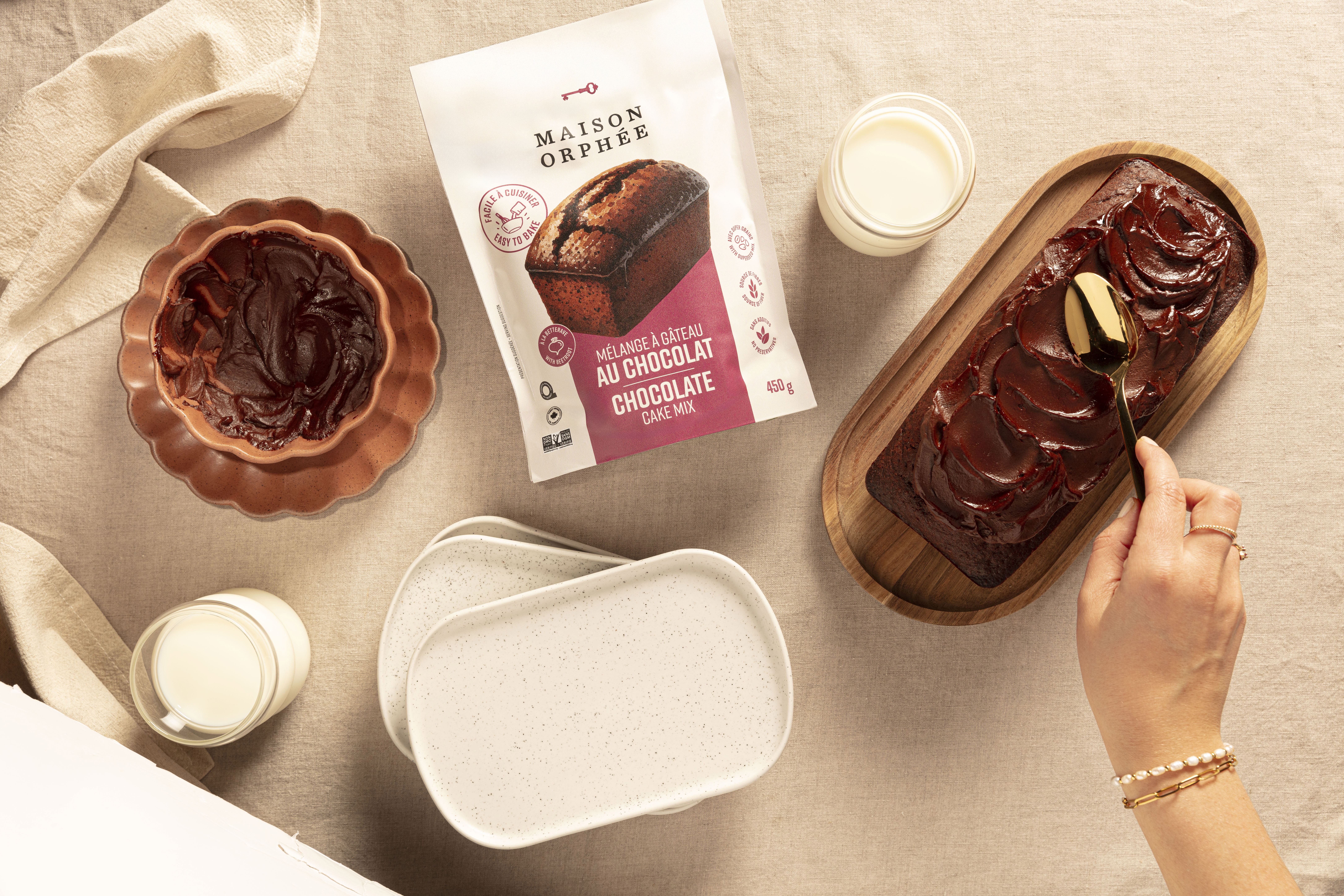 Chocolate Cake with Olive-Oil Ganache