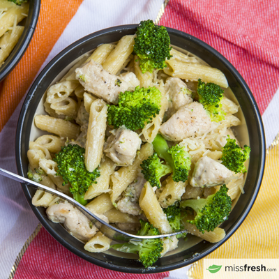 Chicken Broccoli Alfredo With Penne Pasta Metro