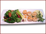 Nutty Spinach and Scallop Salad