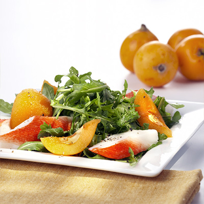 Simple Surimi and Medlar Salad