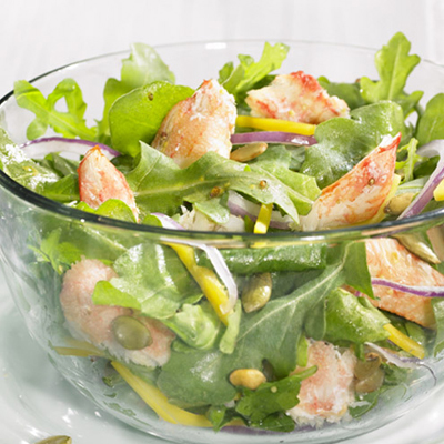 Crab, Arugula and Mango Salad