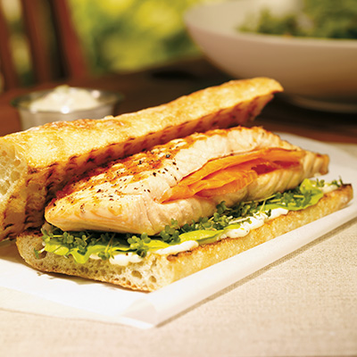 Grilled Salmon Sandwich