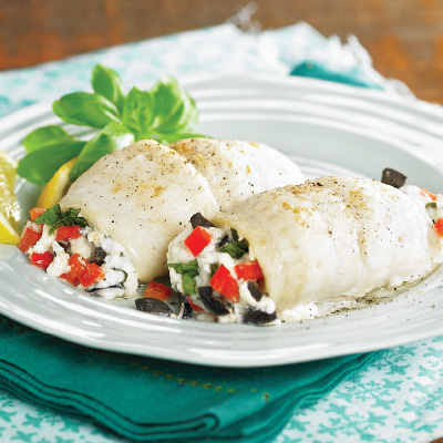 Olive-cheese Sole
