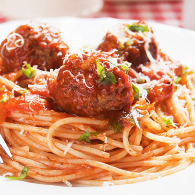 Spaghetti aux boulettes de viande