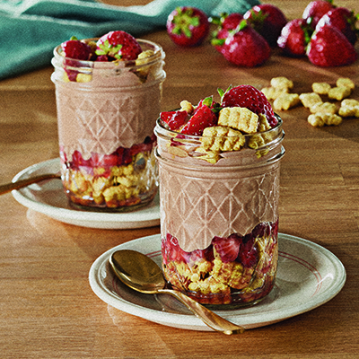 High-Protein PBJ Chocolate Cups