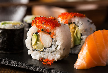 Nos sushis pour emporter