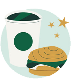 Accumulez des étoiles en payant avec votre carte Starbucks